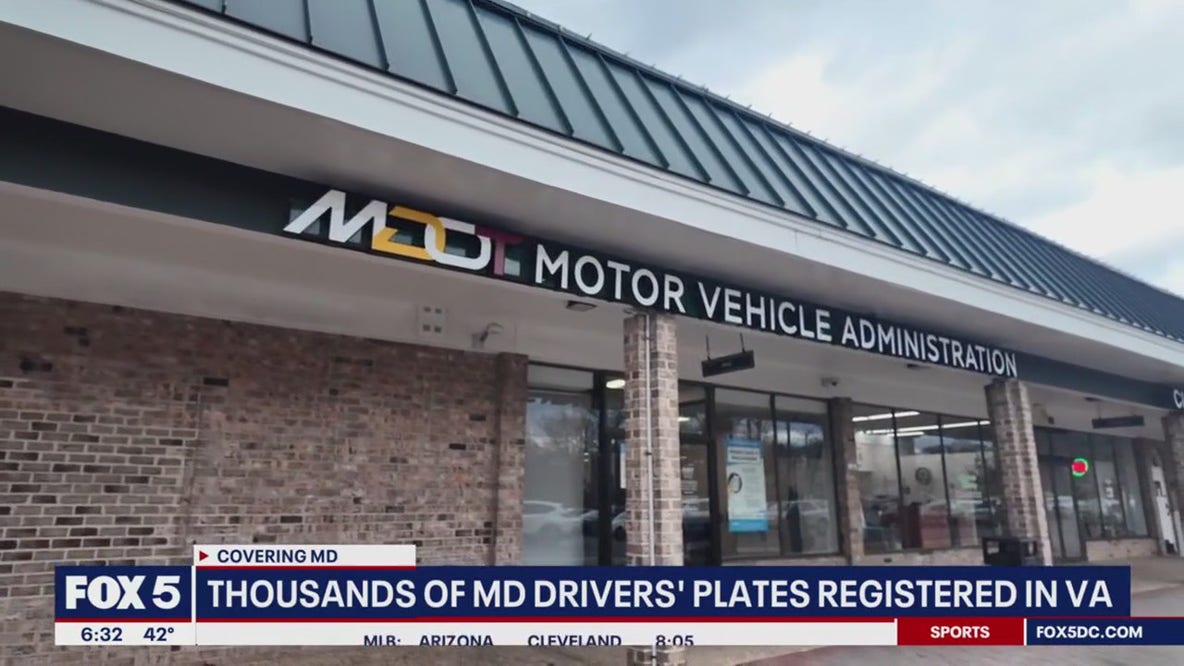 Maryland drivers dodging fees by registering cars in Virginia